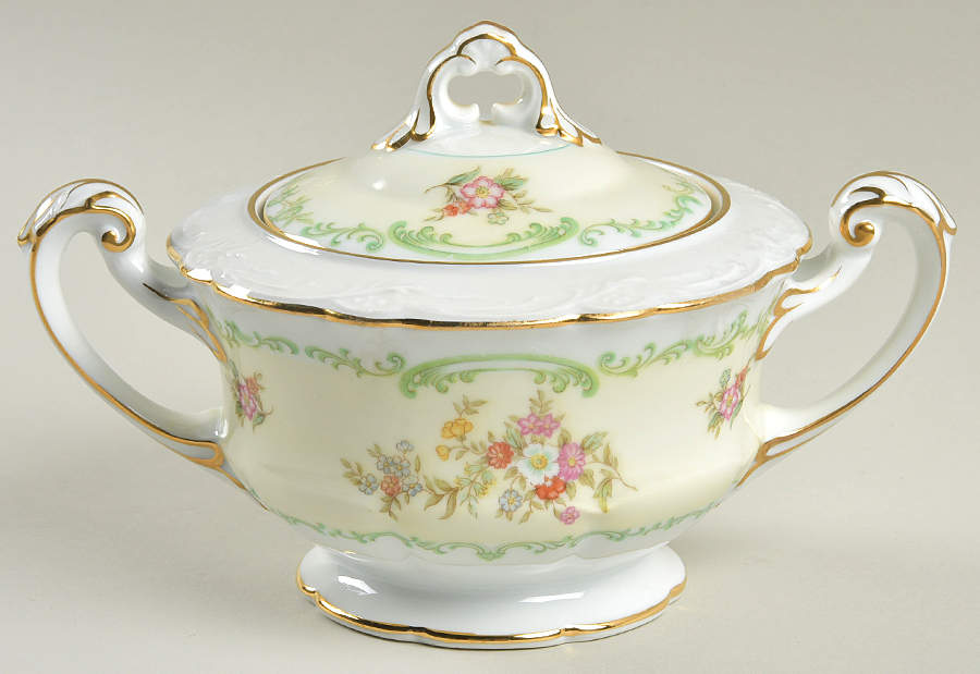 Glamour Sugar Bowl & Lid by Noritake-1