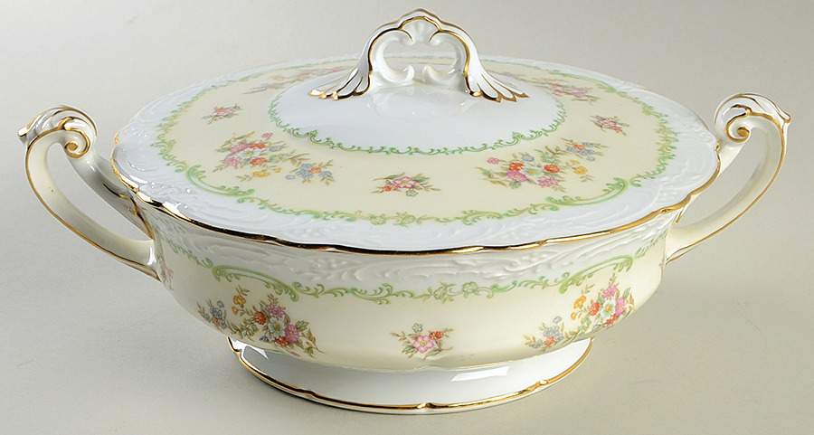 Glamour Round Covered Vegetable by Noritake-1