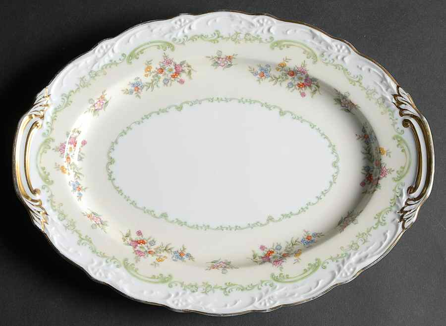 Glamour 11" Oval Serving Platter by Noritake-1