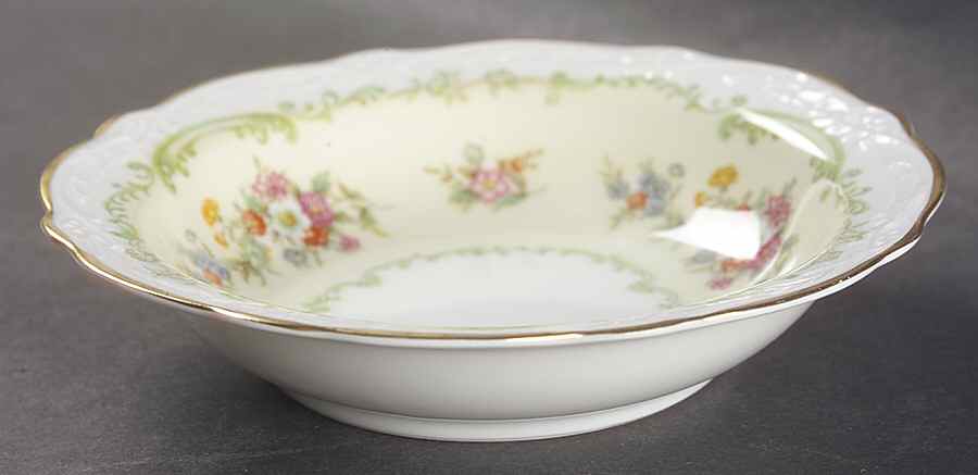 Glamour Rim Fruit/Dessert (Sauce) Bowl by Noritake-1