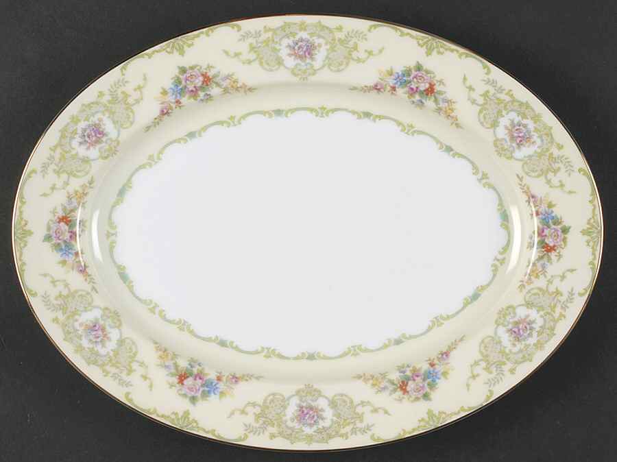 Glendola 11" Oval Serving Platter by Noritake-1