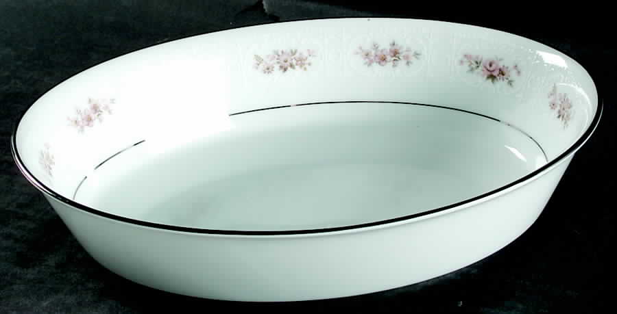 Glenaire 9" Oval Vegetable Bowl by Noritake-1