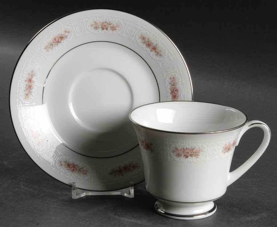 Glenaire Footed Cup & Saucer Set by Noritake-1