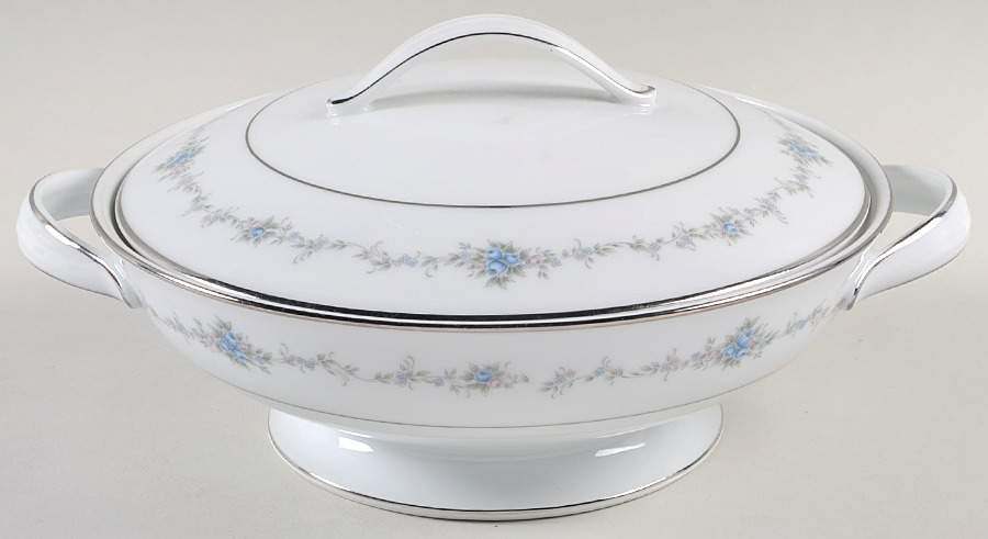 Glencoe Round Covered Vegetable by Noritake-1