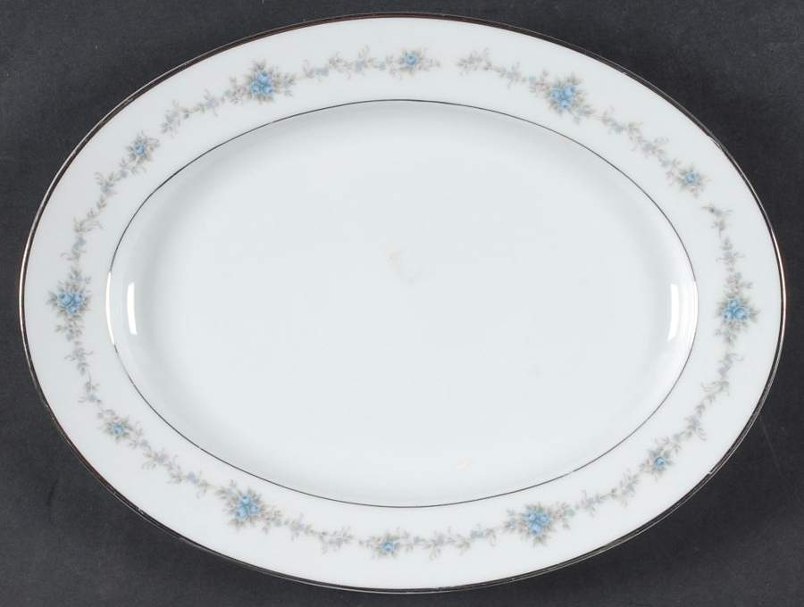 Glencoe 11" Oval Serving Platter by Noritake-1