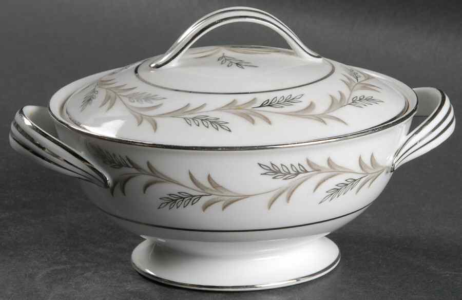 Glendon Sugar Bowl & Lid by Noritake-1