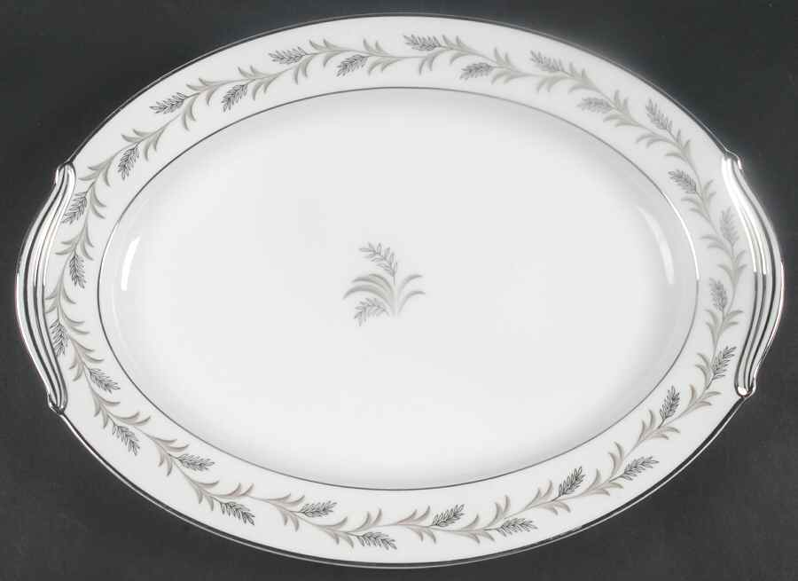 Glendon 16" Oval Serving Platter by Noritake-1