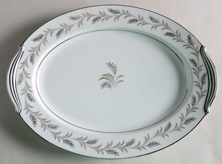 Glendon 13" Oval Serving Platter by Noritake-1