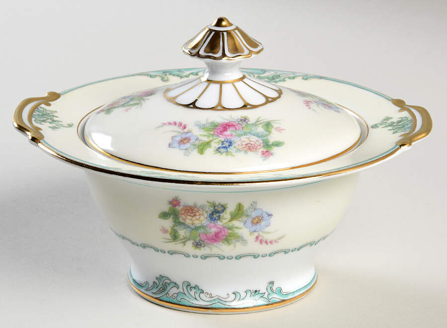 Glendon Sugar Bowl & Lid by Noritake-1