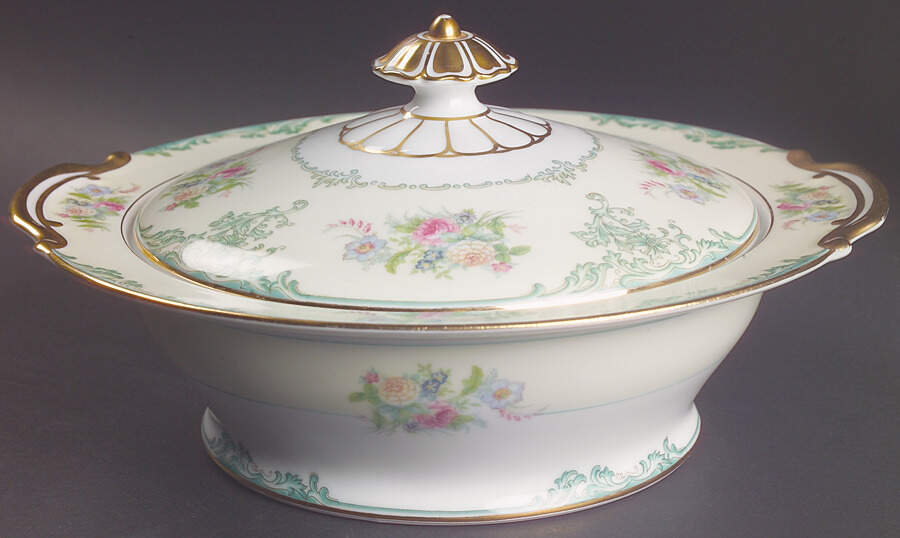 Glendon Round Covered Vegetable by Noritake-1
