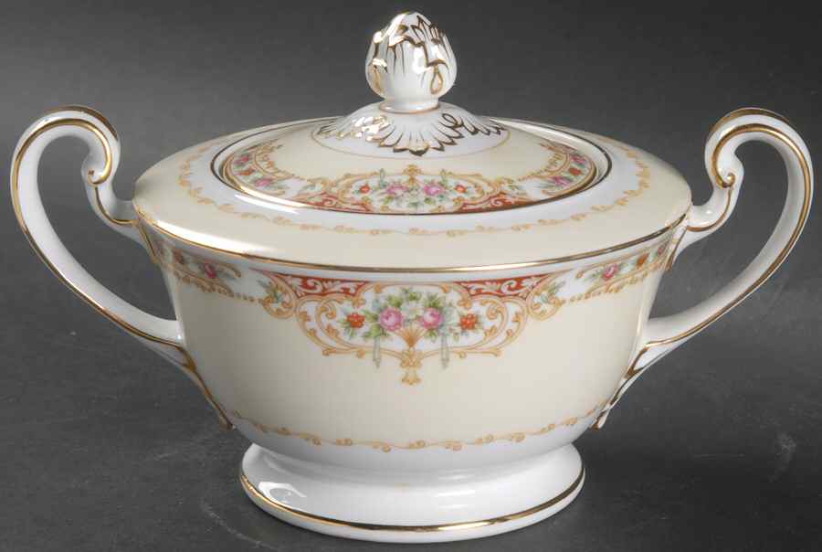 Glendale Sugar Bowl & Lid by Noritake-1