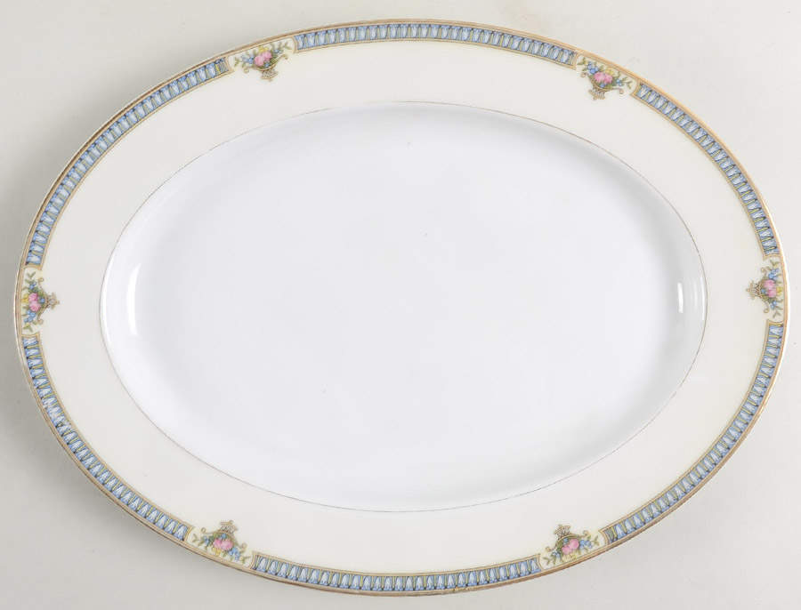 Glendive 11" Oval Serving Platter by Noritake-1