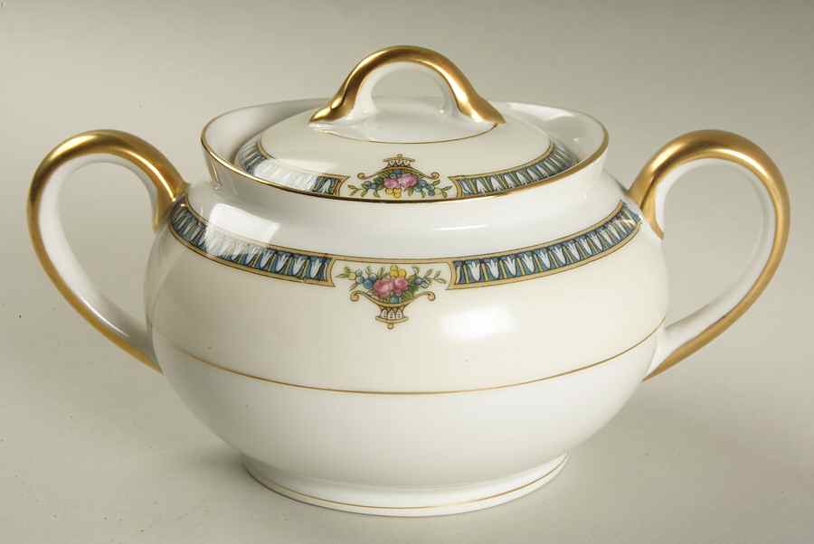 Glendive Sugar Bowl & Lid by Noritake-1