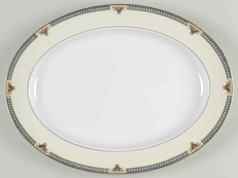 Glendive 13" Oval Serving Platter by Noritake-1