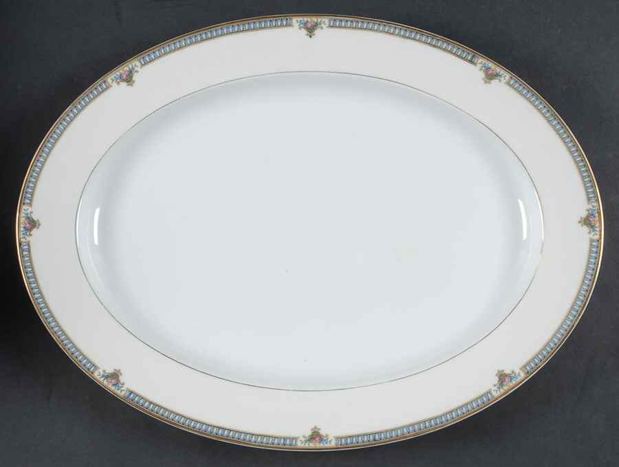 Glendive 16" Oval Serving Platter by Noritake-1
