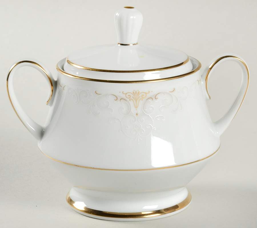 Glendola Sugar Bowl & Lid by Noritake-1