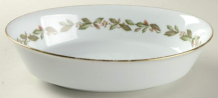 Glenleaf 9" Oval Vegetable Bowl by Noritake-1