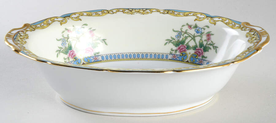 Glenlea 9" Oval Vegetable Bowl by Noritake-1