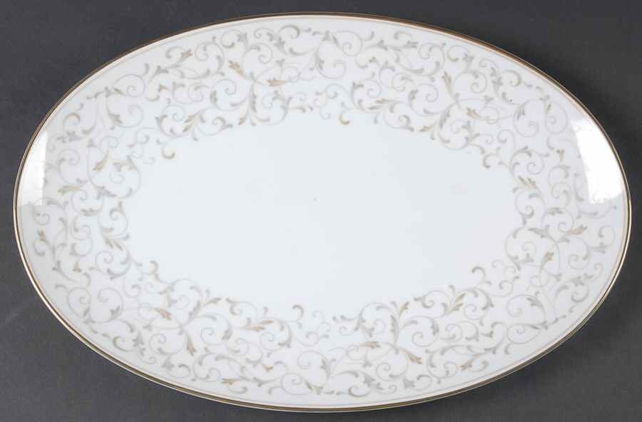 Glennis 14" Oval Serving Platter by Noritake-1