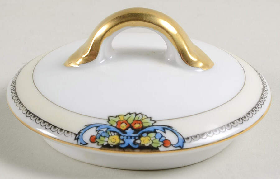 Glenora Lid for Sugar Bowl by Noritake-1