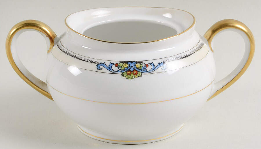 Glenora Sugar Bowl No Lid by Noritake-1