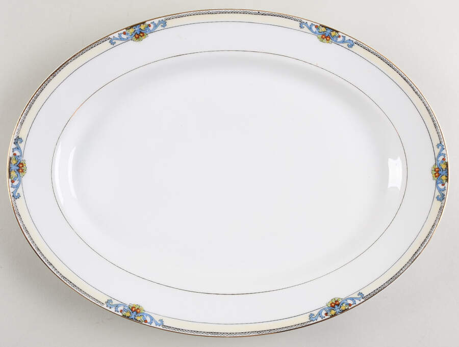 Glenora 13" Oval Serving Platter by Noritake-1