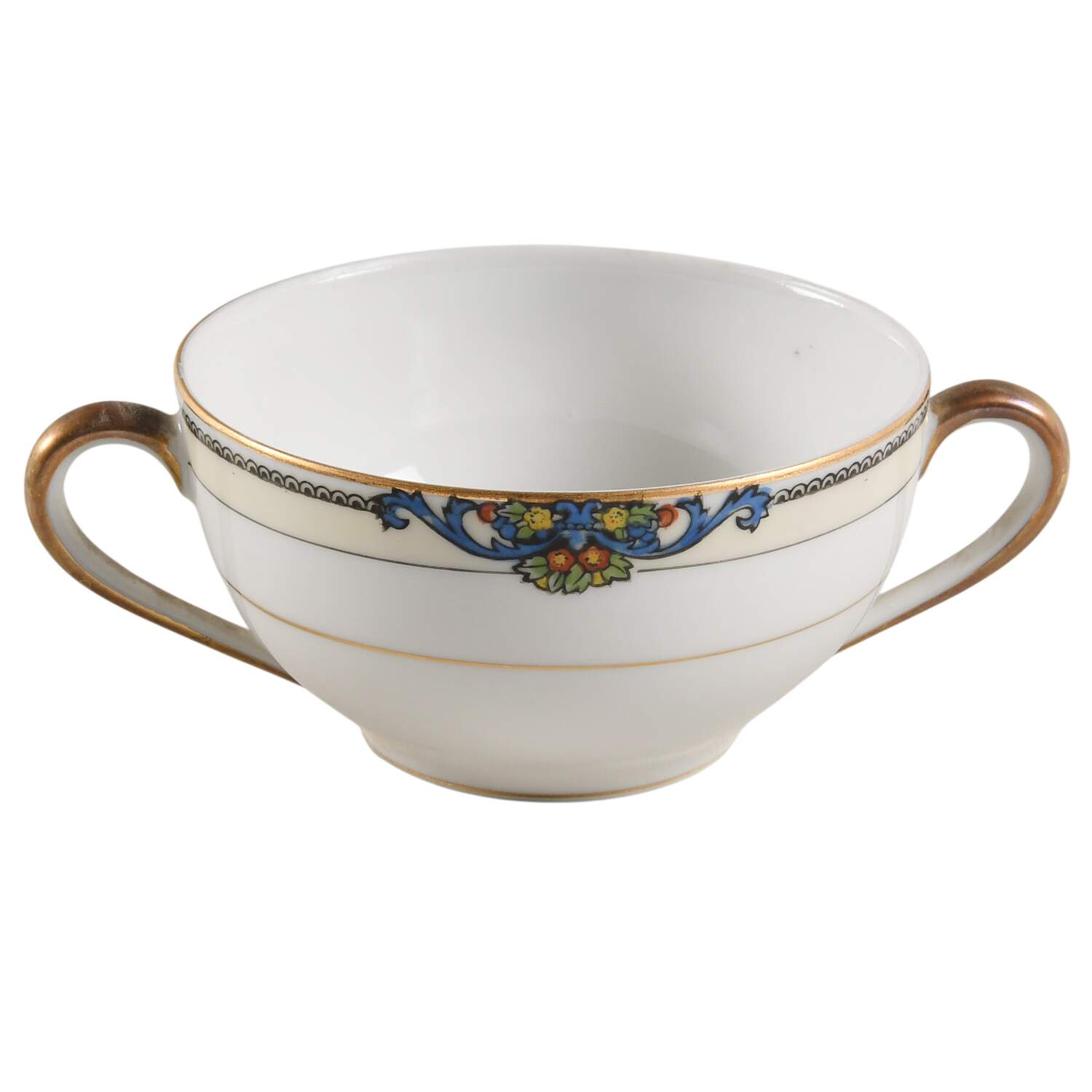 Glenora Flat Bouillon Cup by Noritake-1
