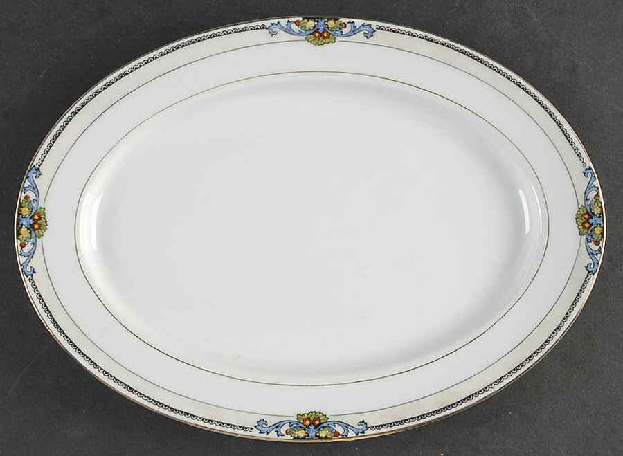 Glenora 10" Oval Serving Platter by Noritake-1