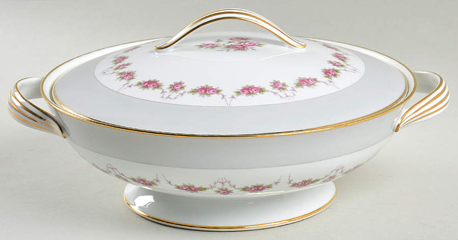 Glenrose Round Covered Vegetable by Noritake-1