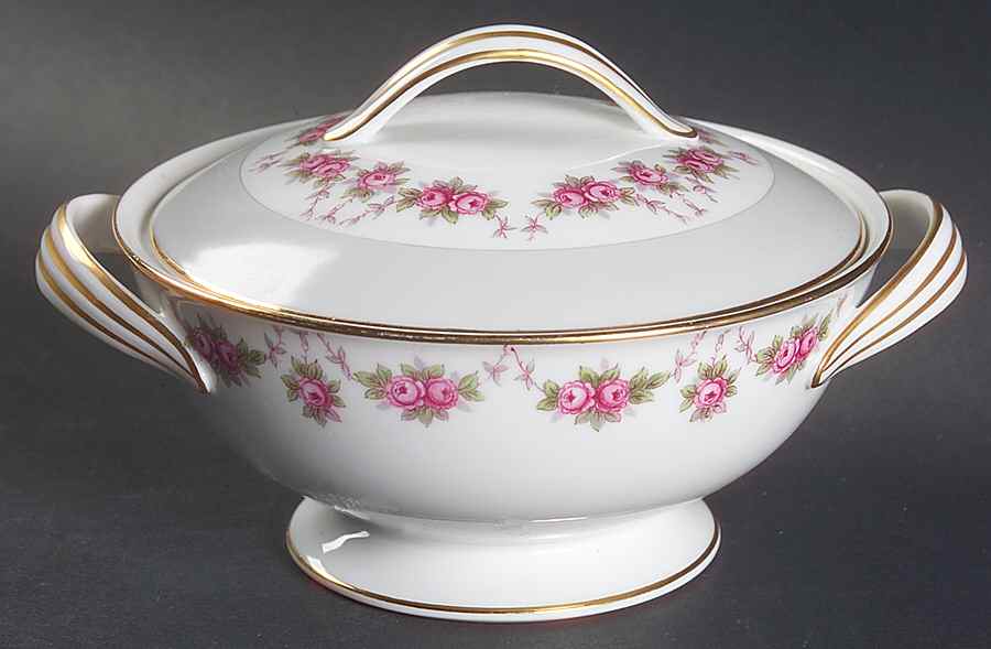 Glenrose Sugar Bowl & Lid by Noritake-1