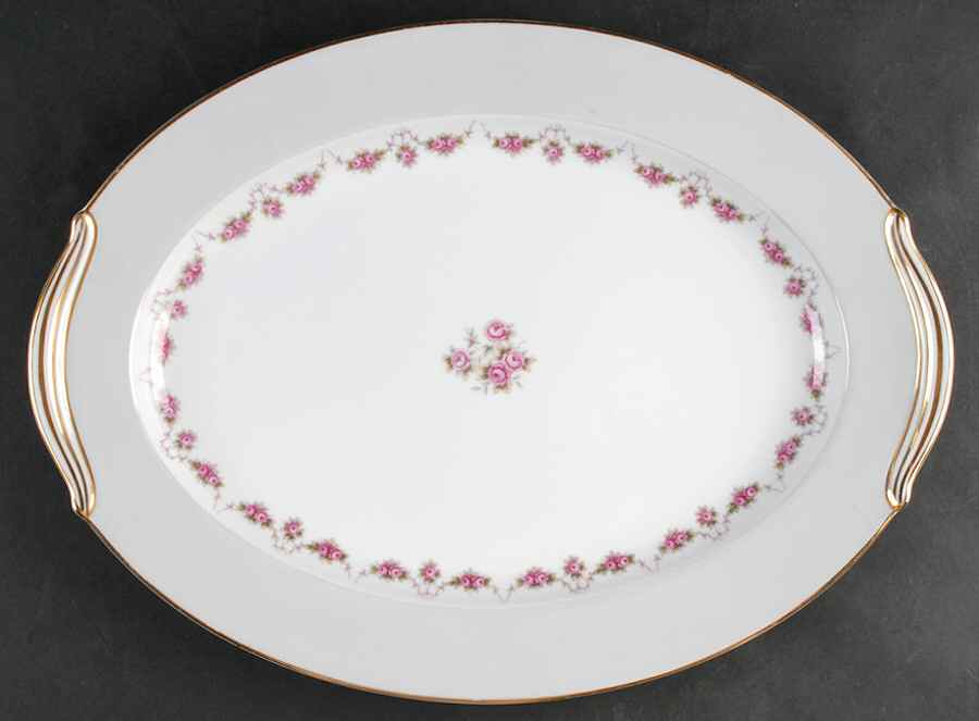 Glenrose 16" Oval Serving Platter by Noritake-1