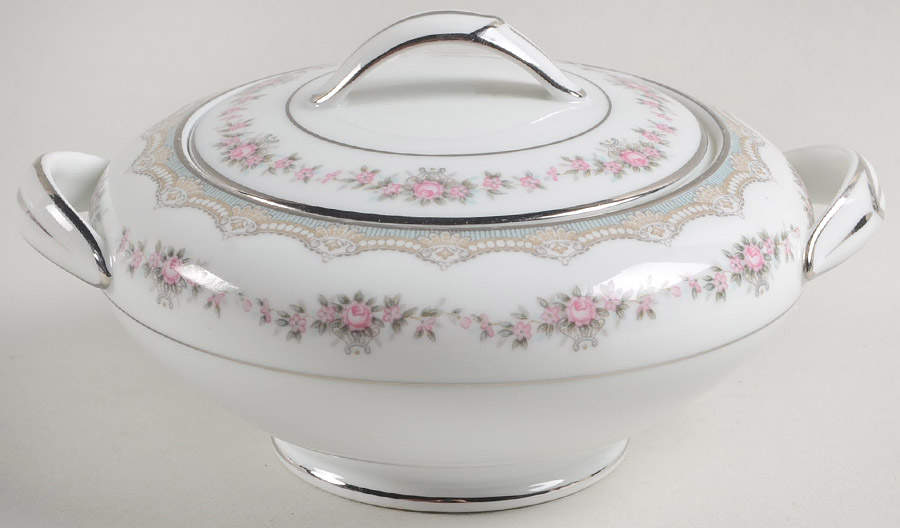 Glenwood (5770) Sugar Bowl & Lid by Noritake-1