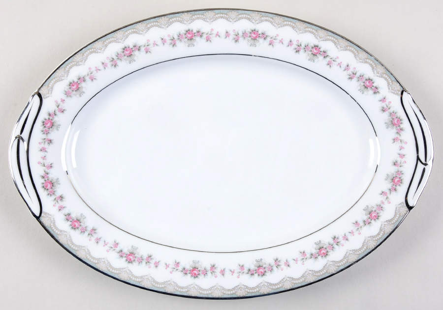 Glenwood (5770) 12" Oval Serving Platter by Noritake-1