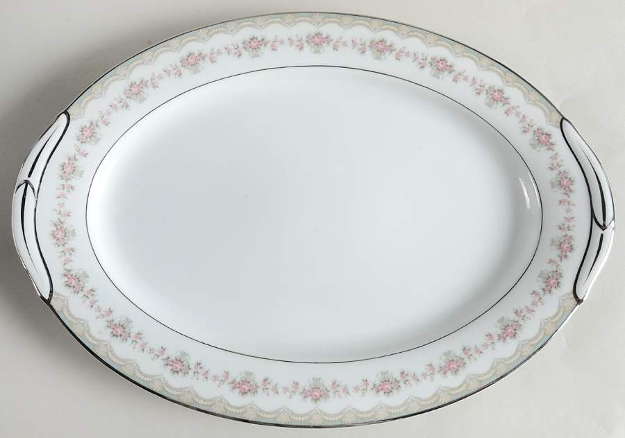 Glenwood (5770) 16" Oval Serving Platter by Noritake-1