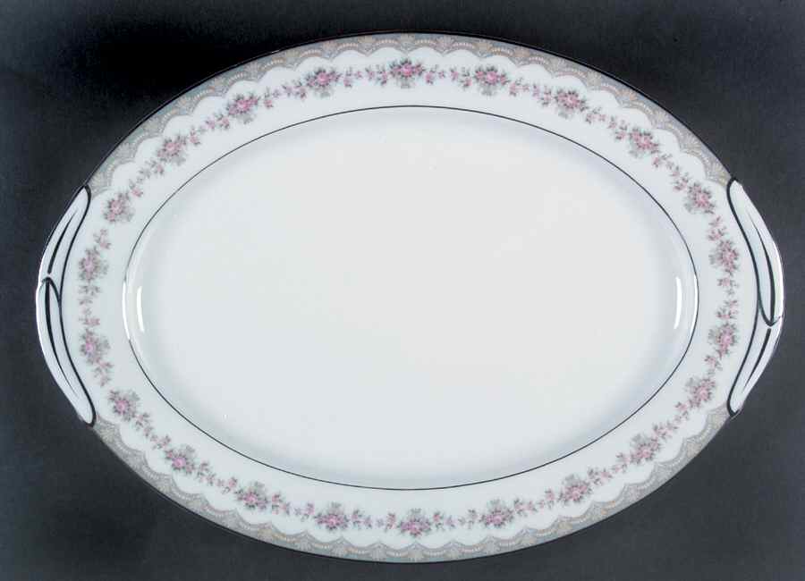 Glenwood (5770) 16" Oval Serving Platter by Noritake-1