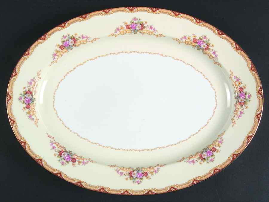 Glenwood (6500) 16" Oval Serving Platter by Noritake-1