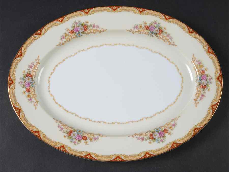 Glenwood (6500) 11" Oval Serving Platter by Noritake-1
