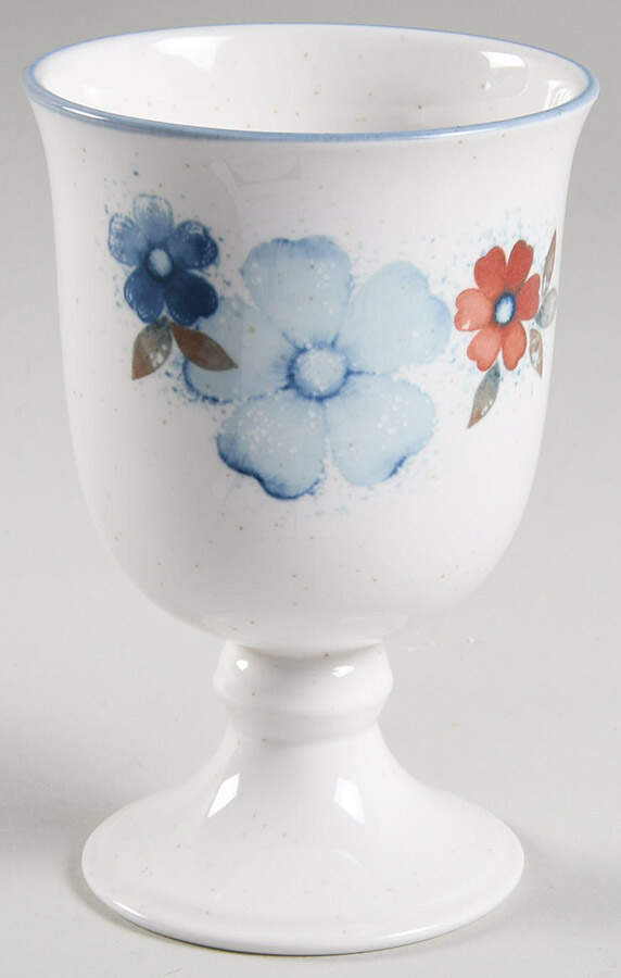 Glimmer 8 Oz China Goblet by Noritake-1