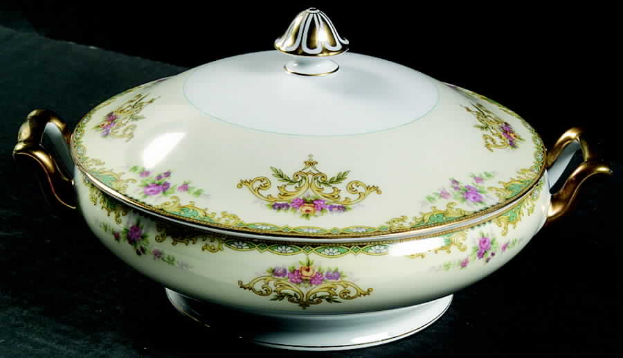 Gloria Round Covered Vegetable by Noritake-1