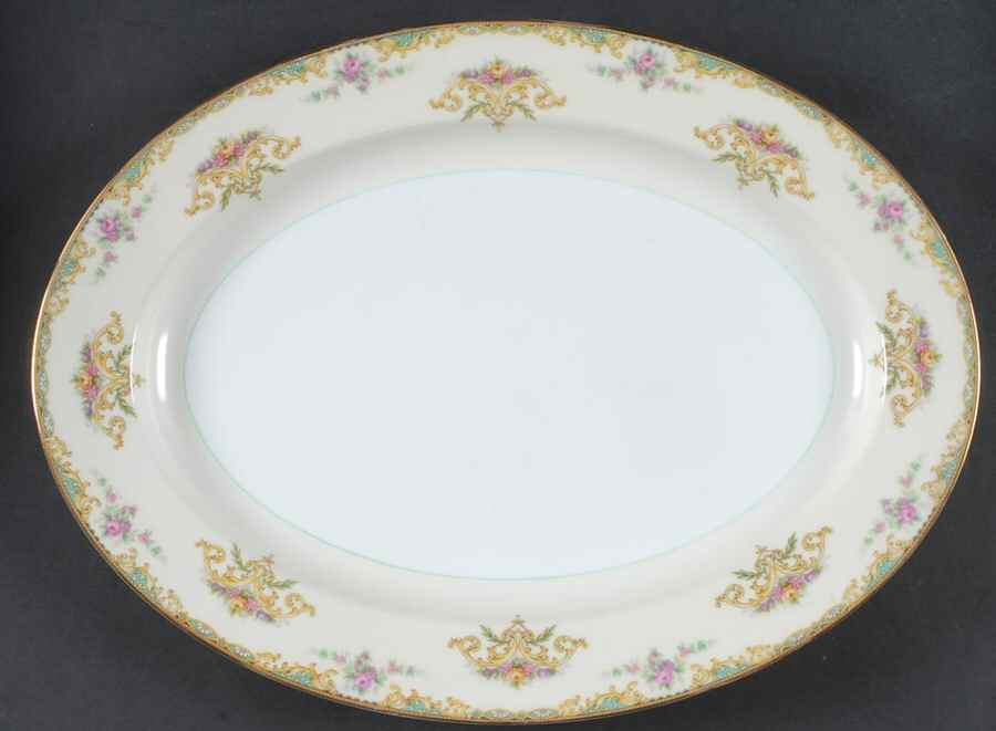 Gloria 16" Oval Serving Platter by Noritake-1