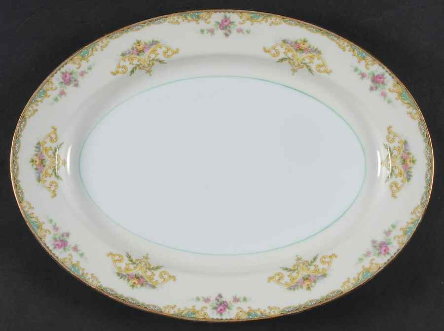 Gloria 13" Oval Serving Platter by Noritake-1