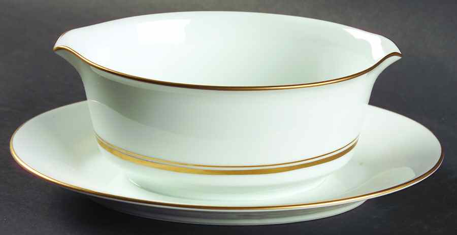 Gloria (6526) Gravy Boat with Attached Underplate by Noritake-1