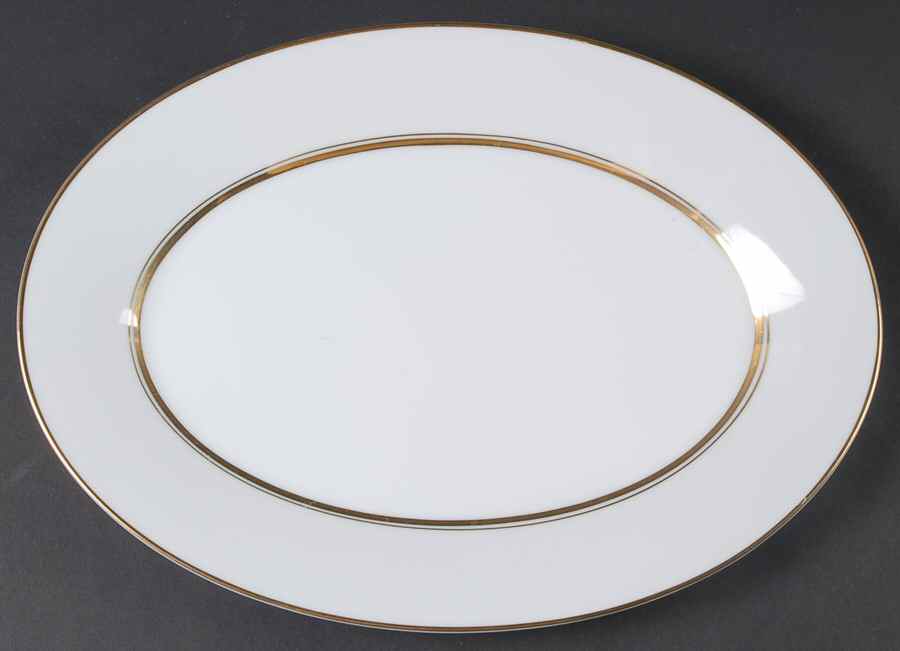 Gloria (6526) 14" Oval Serving Platter by Noritake-1