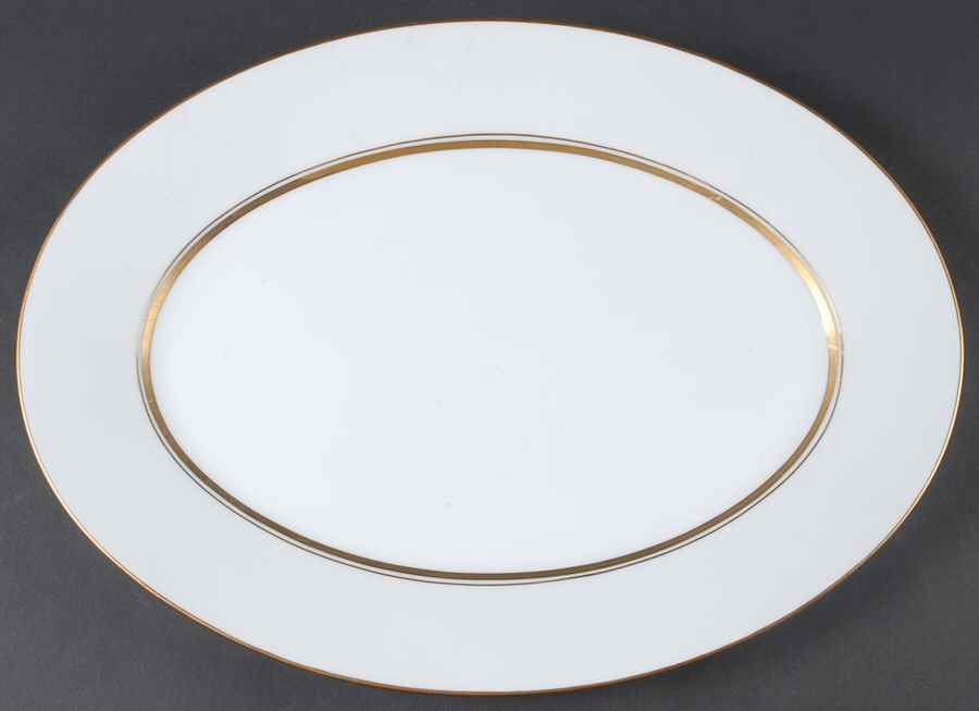 Gloria (6526) 16" Oval Serving Platter by Noritake-1