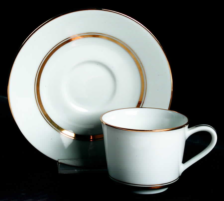 Gloria (L553) Footed Demitasse Cup & Saucer Set by Noritake-1