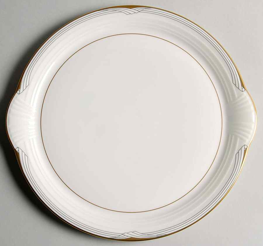 Golden Cove Handled Cake Plate by Noritake-1