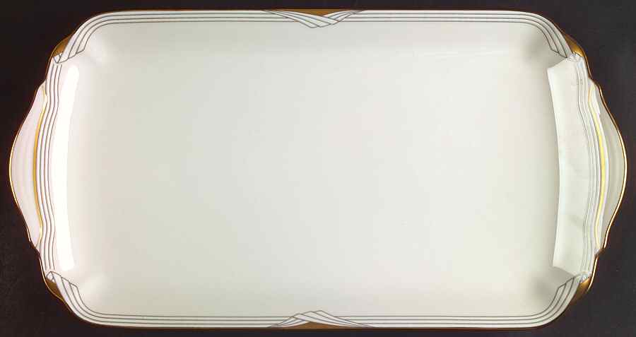 Golden Cove Large Sandwich Tray by Noritake-1