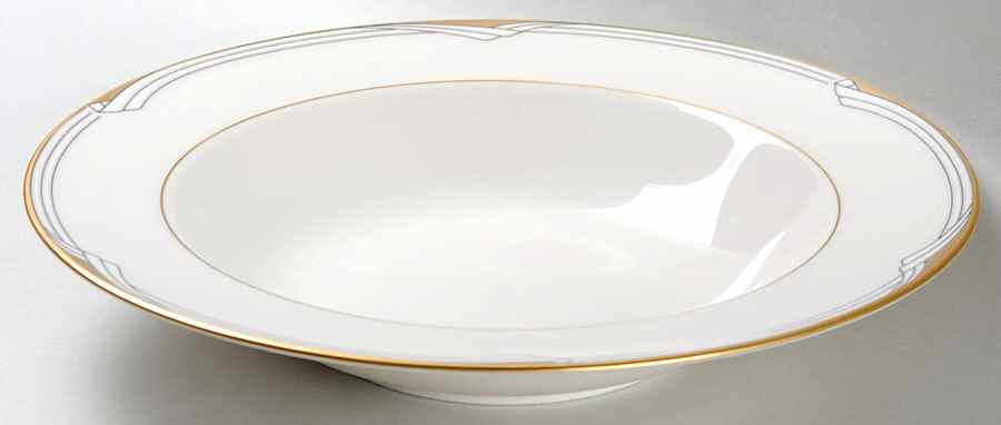 Golden Cove Rim Soup Bowl by Noritake-1