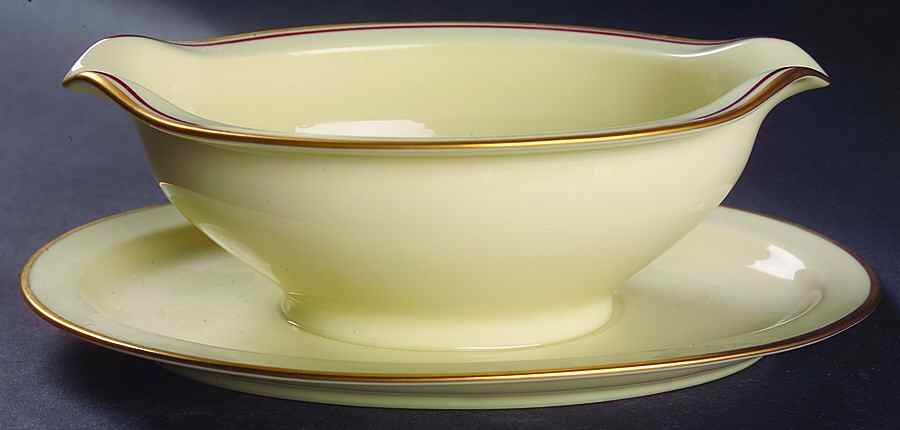 Golden Dawn Gravy Boat with Attached Underplate by Noritake-1