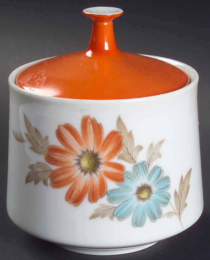 Gold Fleur Sugar Bowl & Lid by Noritake-1
